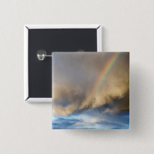 Badge Carré 5 Cm rébellion arc-en-ciel