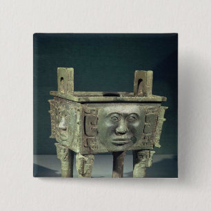 Badge Carré 5 Cm Rectangulaire "teintez" le navire avec les visages