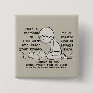 Badge Carré 5 Cm Réflect