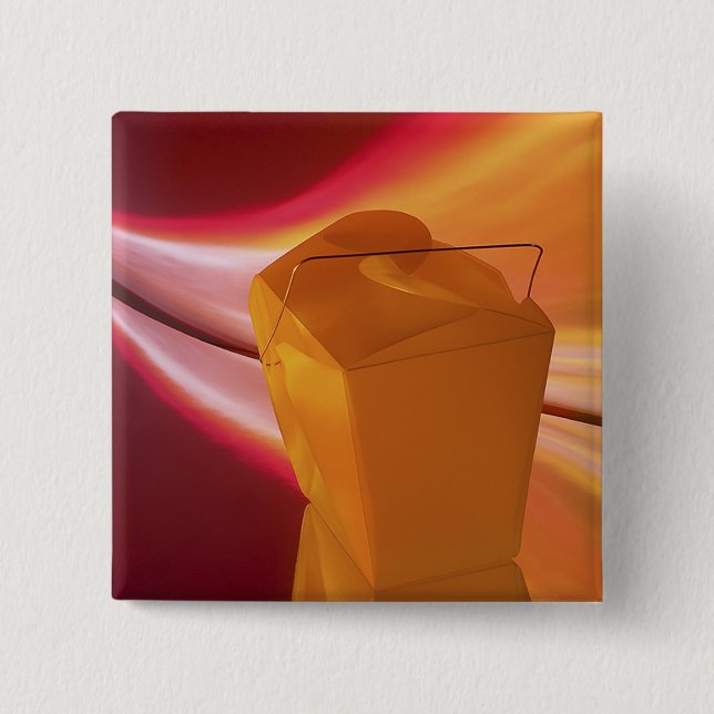 Badge Carré 5 Cm Réflexions sur les prises (Devant)