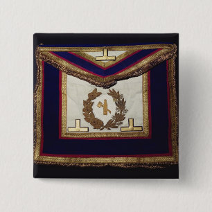 Badge Carré 5 Cm Régalia maçonnique, de l'ordre de Turin