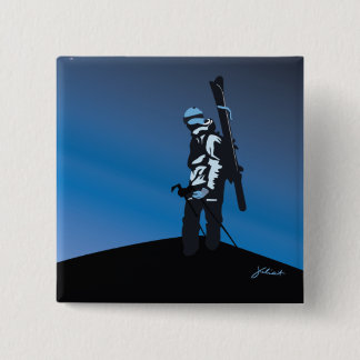 Badge Carré 5 Cm regard backcountry de ski de tahoe