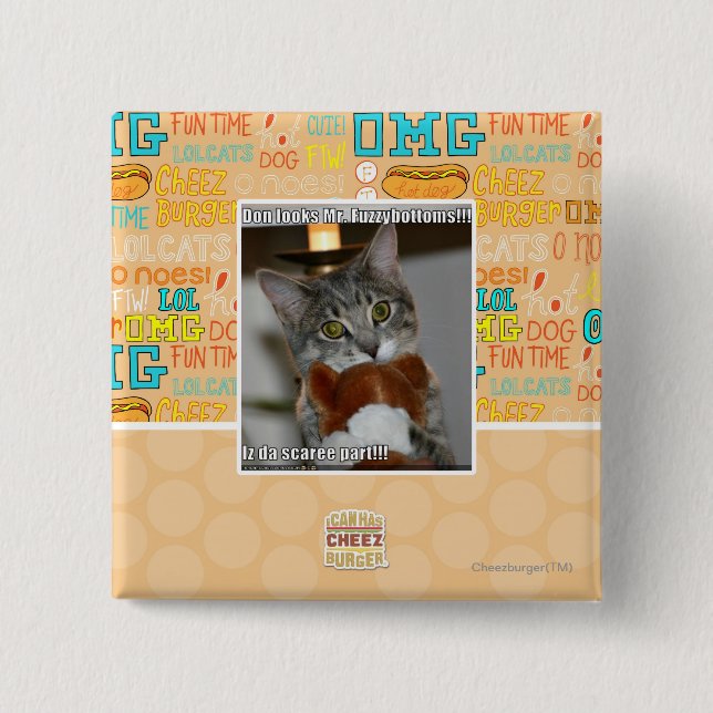 Badge Carré 5 Cm Regards de Don (Devant)