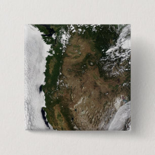 Badge Carré 5 Cm Région du nord-ouest Pacifique des Etats-Unis