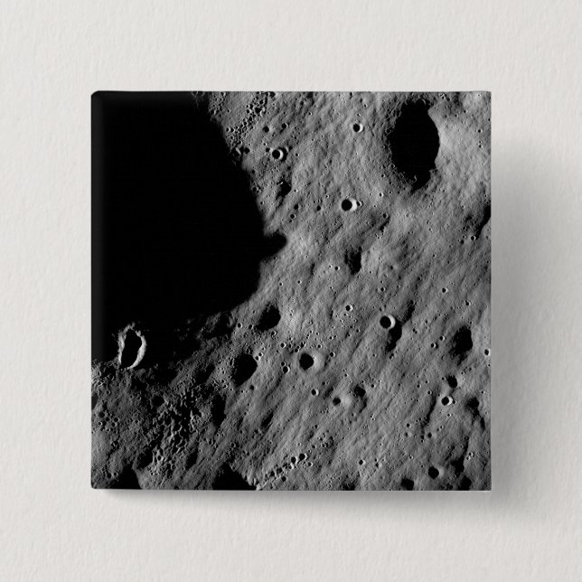 Badge Carré 5 Cm Régions de cratères (Devant)