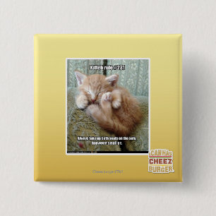 Badge Carré 5 Cm Règle #231 de Kitteh