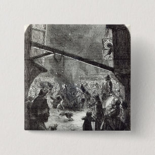 Badge Carré 5 Cm Réjouissances à Londres