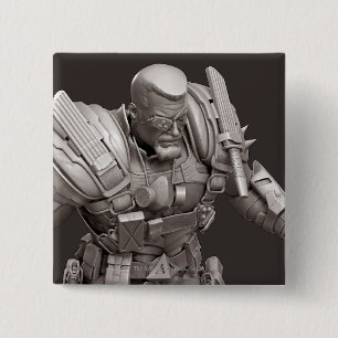 Badge Carré 5 Cm Remplacement d'un trait de mort