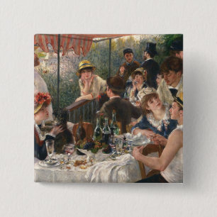 Badge Carré 5 Cm Renoir French Luncheon Booking Party