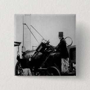 Badge Carré 5 Cm Reproduction de Rocket de Stephenson, 1929