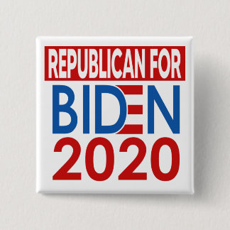 Badge Carré 5 Cm Républicain pour Biden 2020