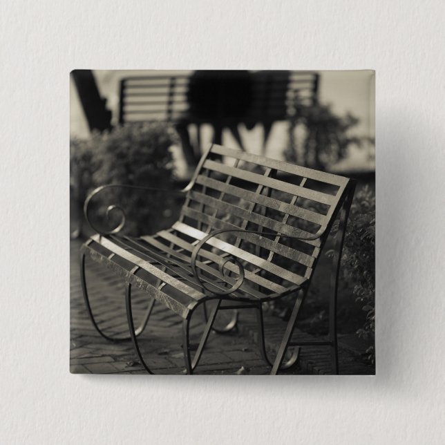 Badge Carré 5 Cm République dominicaine, Saint-Domingue, Zona (Devant)