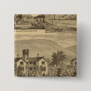 Badge Carré 5 Cm Résidence de HJ Murdoch