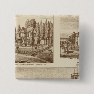 Badge Carré 5 Cm Résidence de Madden, Water Works