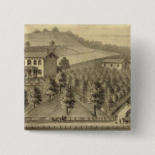 Badge Carré 5 Cm Résidence de William Schrader