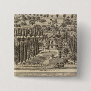 Badge Carré 5 Cm Résidences de Webster, Badger