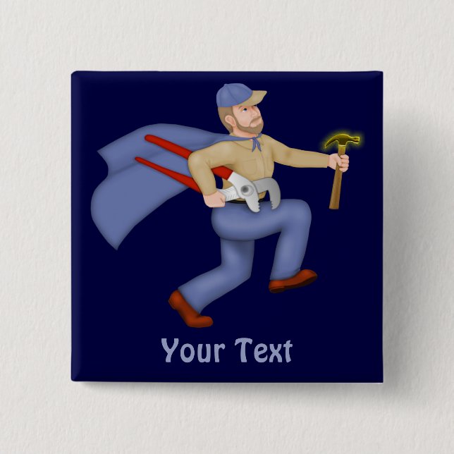 Badge Carré 5 Cm Responsable de maintenance (Devant)