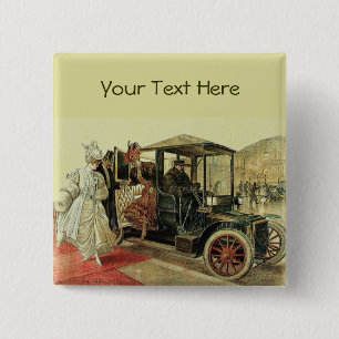 BADGE CARRÉ 5 CM RESTAURATION AUTOMATIQUE - AUTOMOBILE