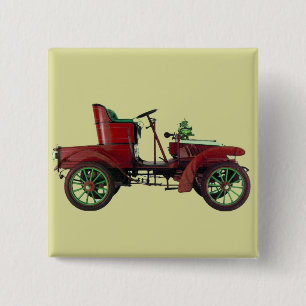 BADGE CARRÉ 5 CM RESTAURATION AUTOMATIQUE - DES VÉHICULES À MOTEUR