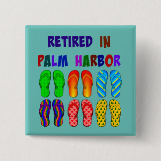 Badge Carré 5 Cm Retraité à Palm Harbour