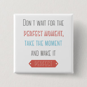 Badge Carré 5 Cm Réussite, attitude, objectifs Motivation Questionn