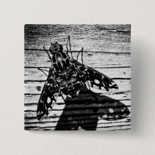 Badge Carré 5 Cm revenir en volant