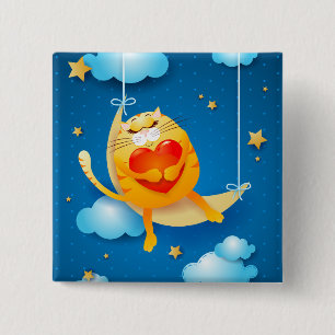 Badge Carré 5 Cm Rêver