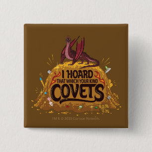 Badge Carré 5 Cm RICK AND MORTY™   Balthromaw's Hoard