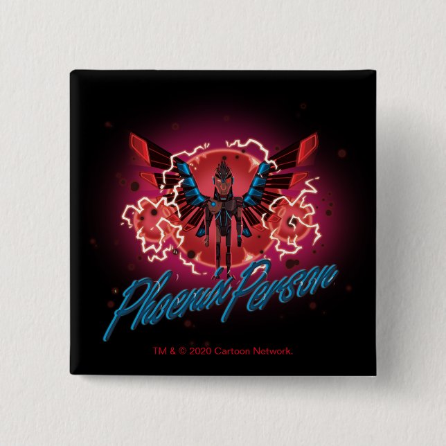 Badge Carré 5 Cm RICK ET MORTY™ | Phoenix (Devant)