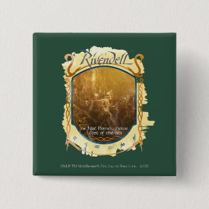 Badge Carré 5 Cm Rivendell Graphic
