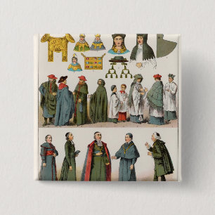 Badge Carré 5 Cm Robe ecclésiastique