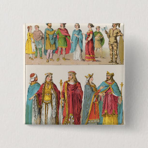 Badge Carré 5 Cm Robe franche