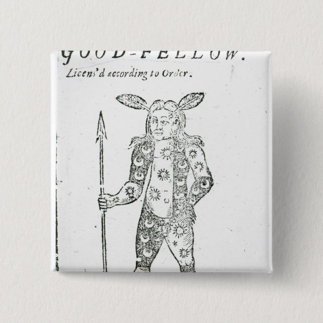 Badge Carré 5 Cm Robin Goodfellow (Devant)