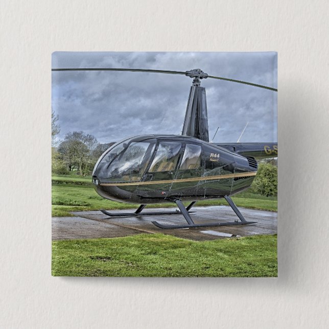 Badge Carré 5 Cm Robinson R44 (Devant)