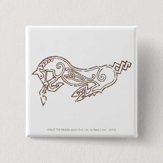 Badge Carré 5 Cm Rohan Symbol (Devant)