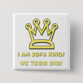 Badge Carré 5 Cm Roi de sofa