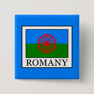 Badge Carré 5 Cm Romanie