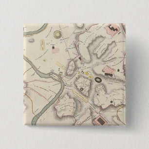 Badge Carré 5 Cm Rome antique