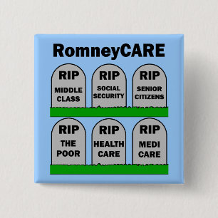 Badge Carré 5 Cm RomneyCARE