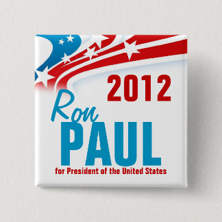 Badge Carré 5 Cm Ron Paul