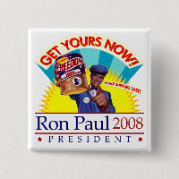 Ron Paul pour le Président Retro Button
