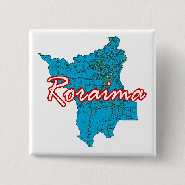 Badge Carré 5 Cm Roraima (Devant)