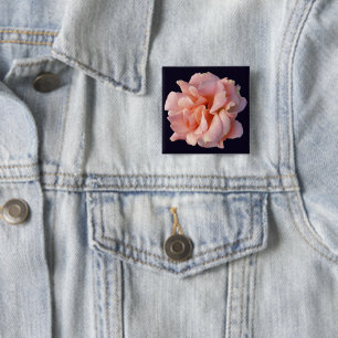 Badge Carré 5 Cm rose