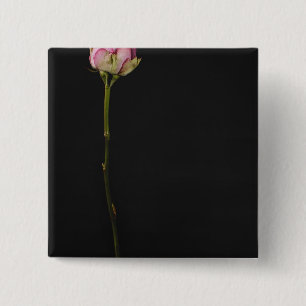 Badge Carré 5 Cm Rose 3 de rose