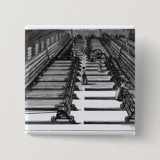 Badge Carré 5 Cm Rotation de mule (Devant)