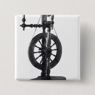 Badge Carré 5 Cm Roue de rotation