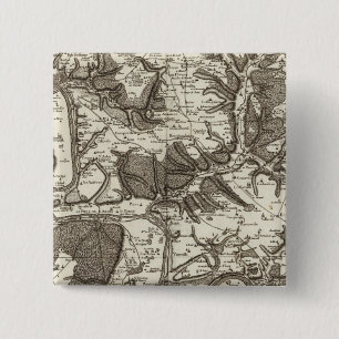 Badge Carré 5 Cm Rouen