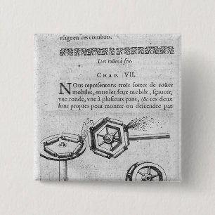 Badge Carré 5 Cm Roues pour des feux d'artifice