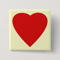 Rouge et Crème Love Coeur Design.