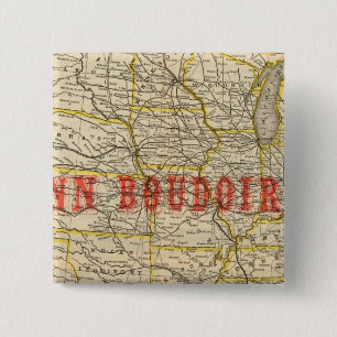 Badge Carré 5 Cm Route 2